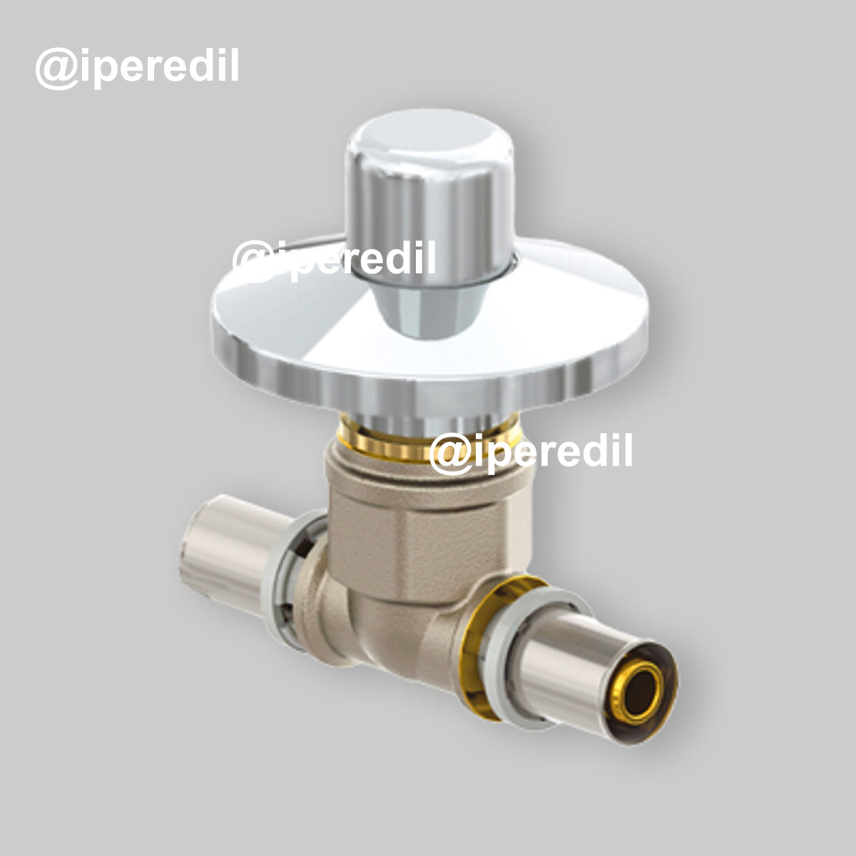 VALVOLA INCASSO COMPLETA DI CANOTTO E ROSONE FIV 26 x 26