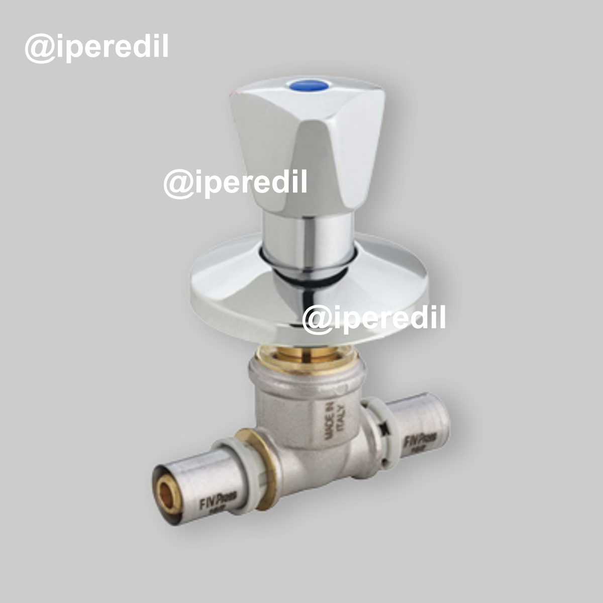 VALVOLA INCASSO COMPLETA DI VOLANTINO E ROSONE FIV 26 x 26