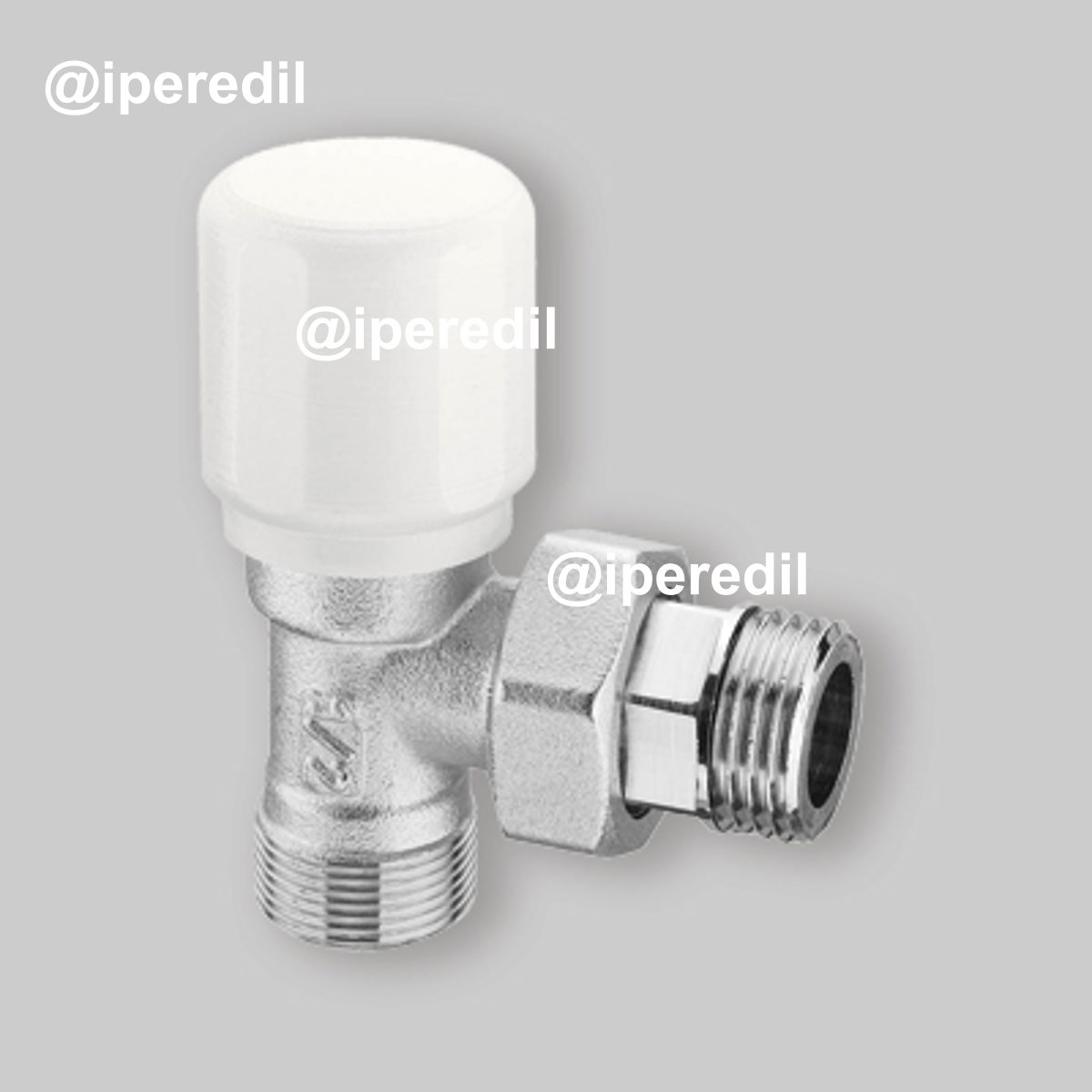 VALVOLA A SQUADRA SEMPLICE ARTECLIMA 3/8" - 3/8" Attacco Ferro