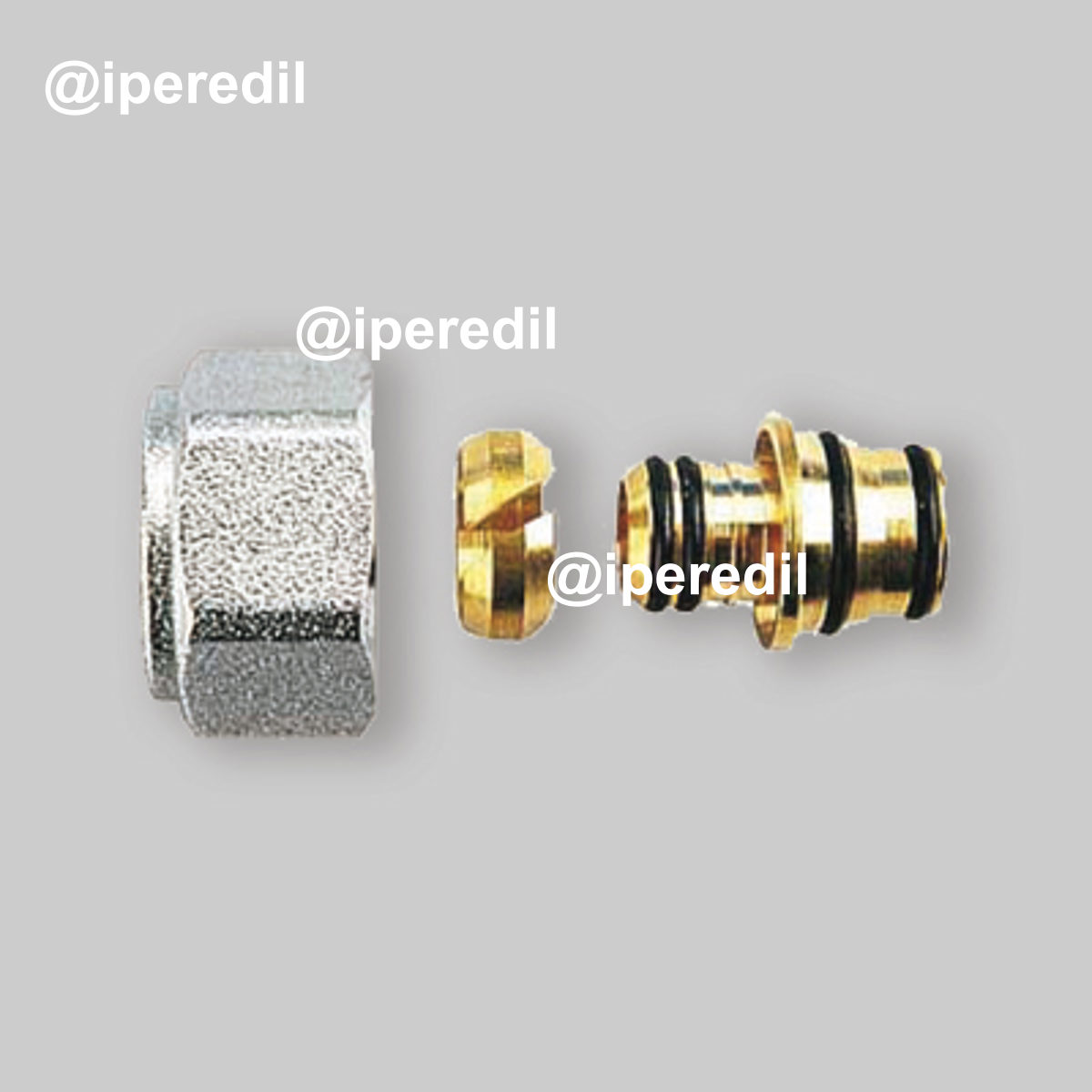 ADATTATORE PER TUBO MULTISTRATO CON CALOTTA 24X19 ARTECLIMA Ø16 x 2,0