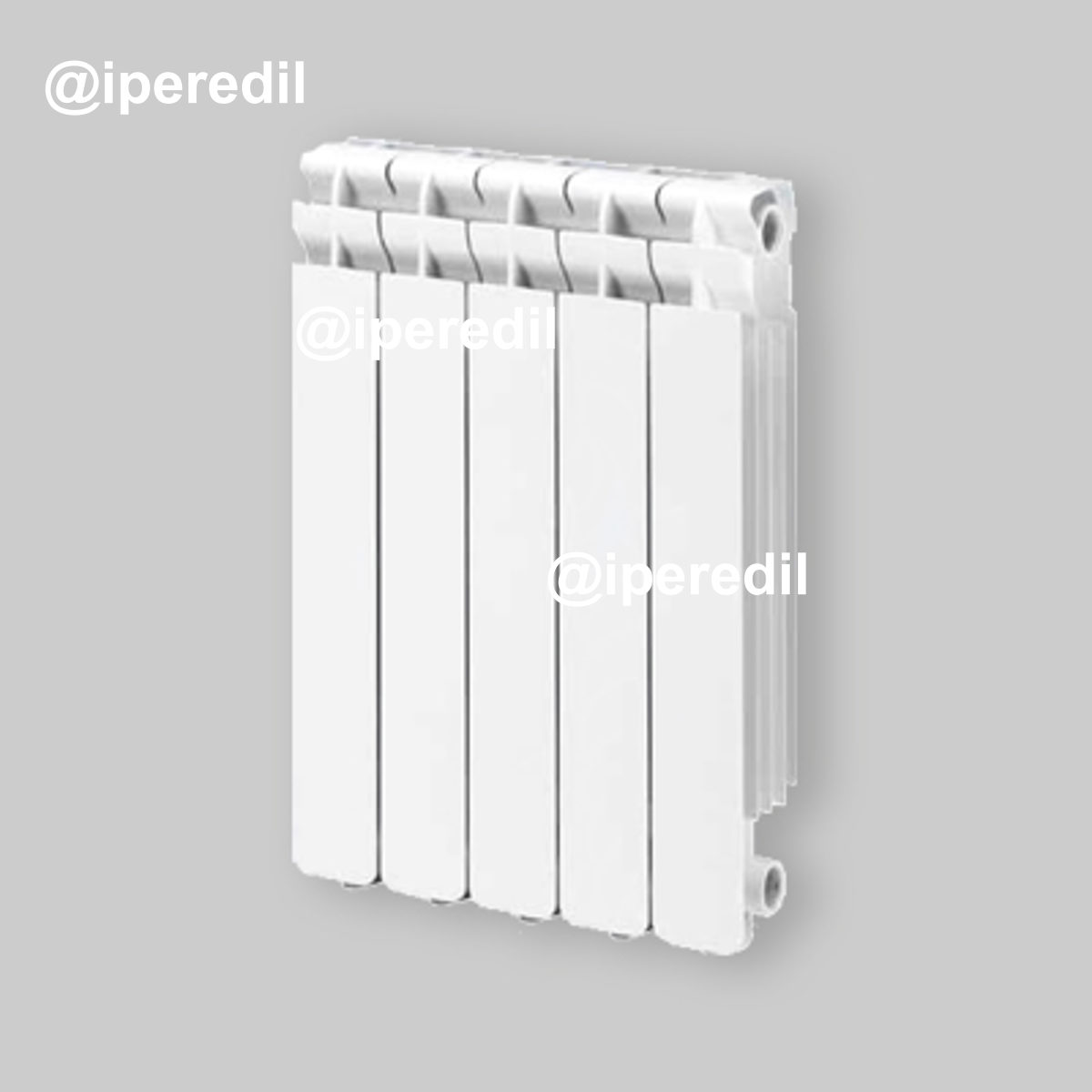 RADIATORE PRESSOFUSO MODELLO "KALDO" BIANCO 800/100 - 10 el.