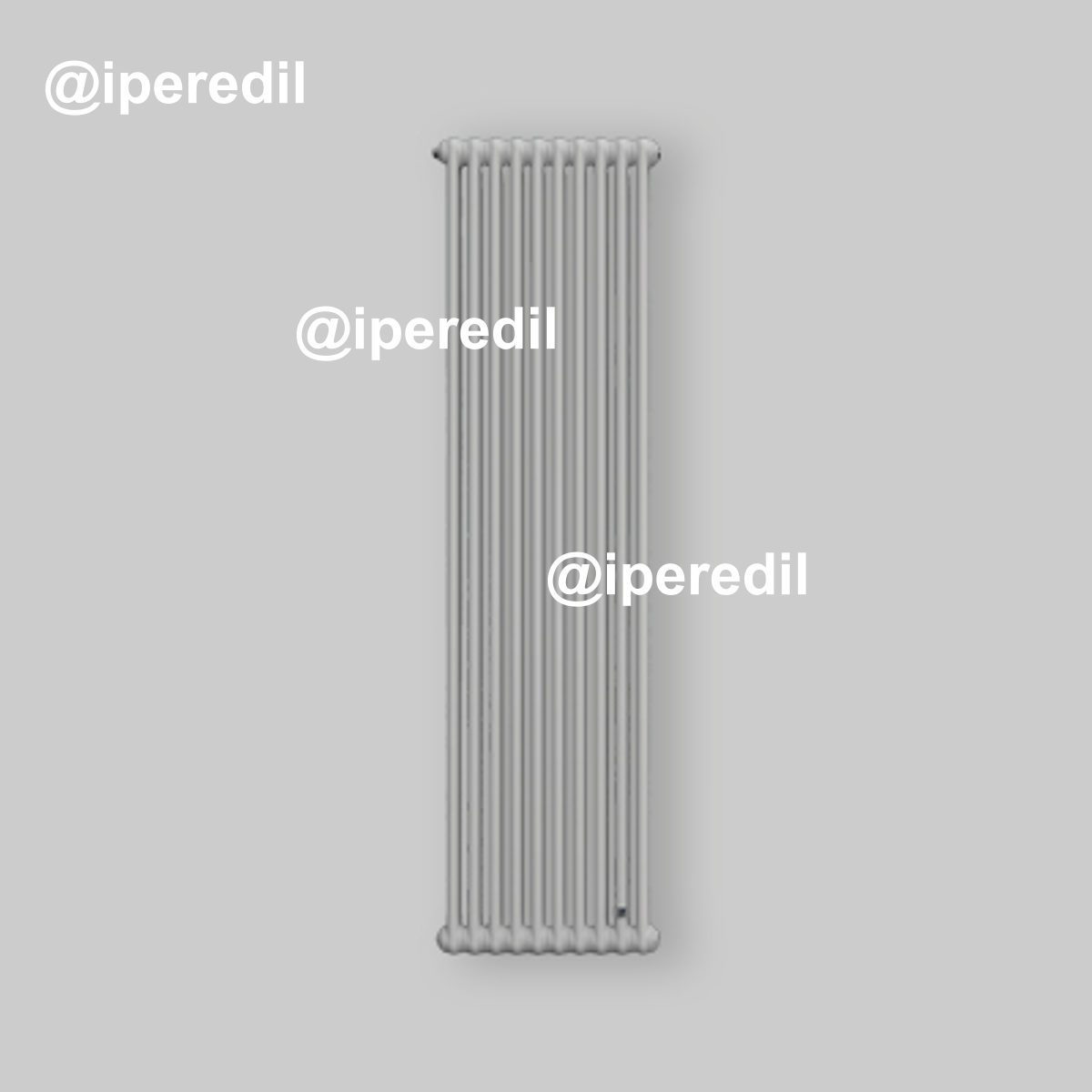 RADIATORE TUBOLARE 2 COLONNE H. 1500 DE LONGHI 5 elementi