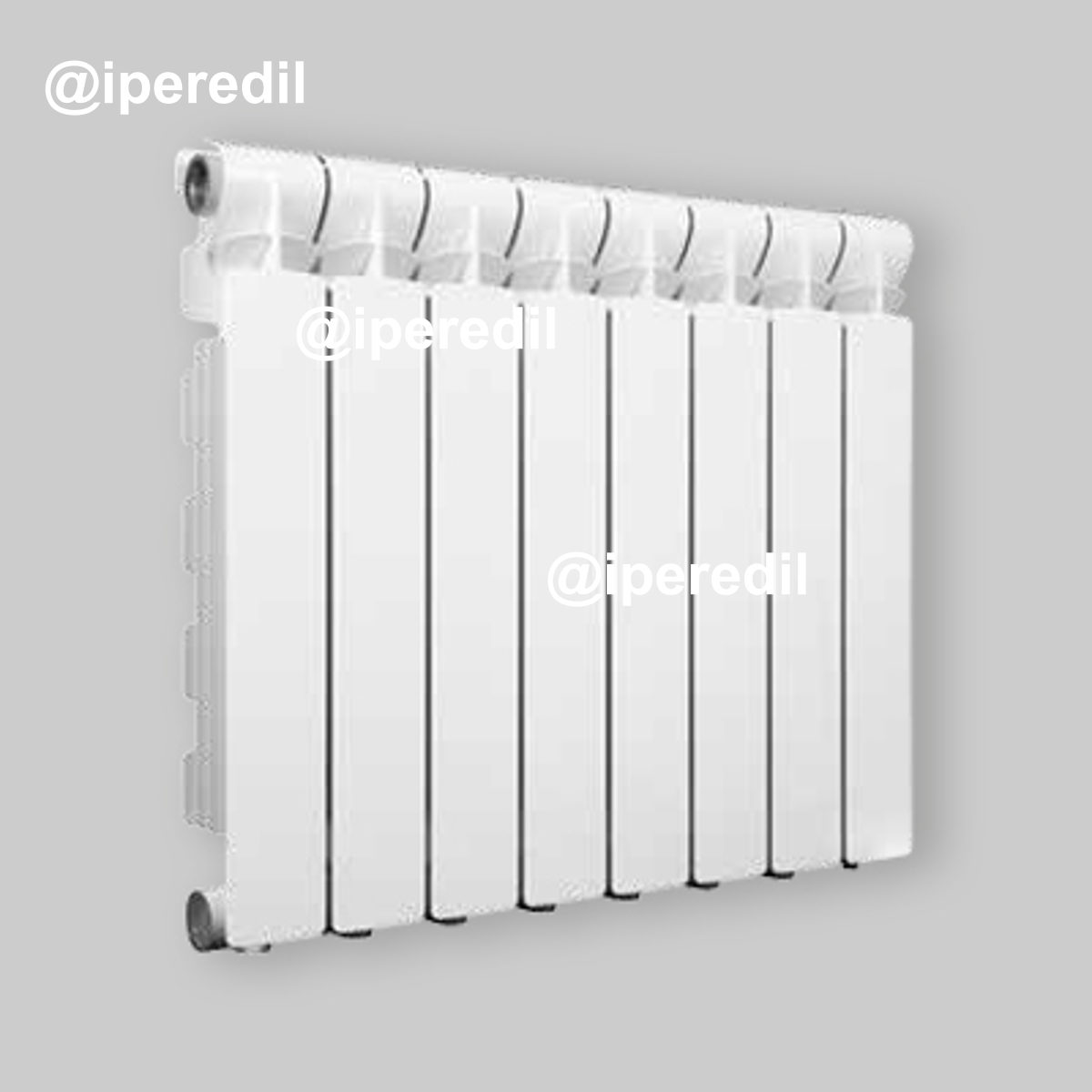 RADIATORE "CALIDOR80 B2" BIANCO 600/80 - 10 Elementi