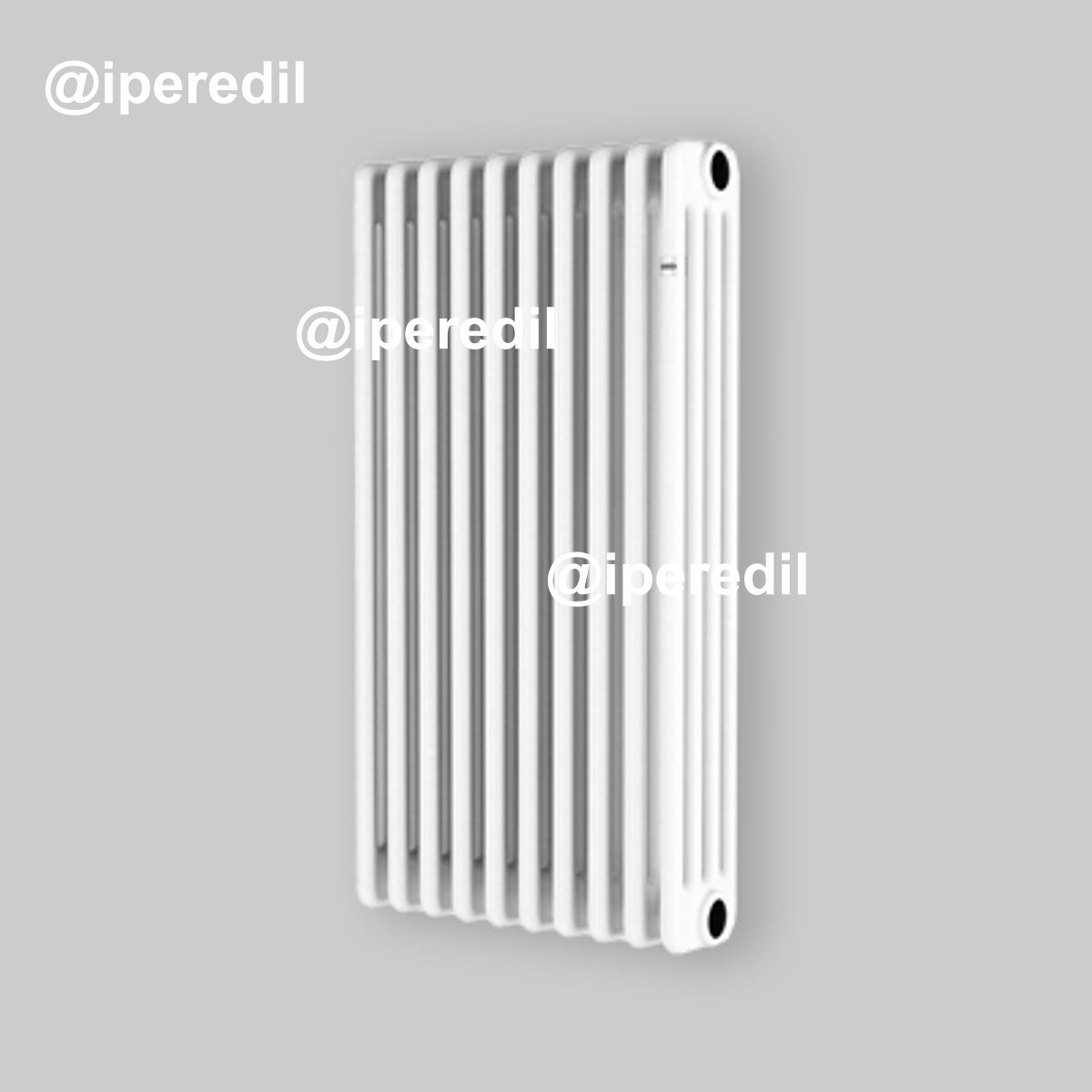 RADIATORE TUBOLARE 4 COLONNE H.870 DE LONGHI 3 elementi - 20769604