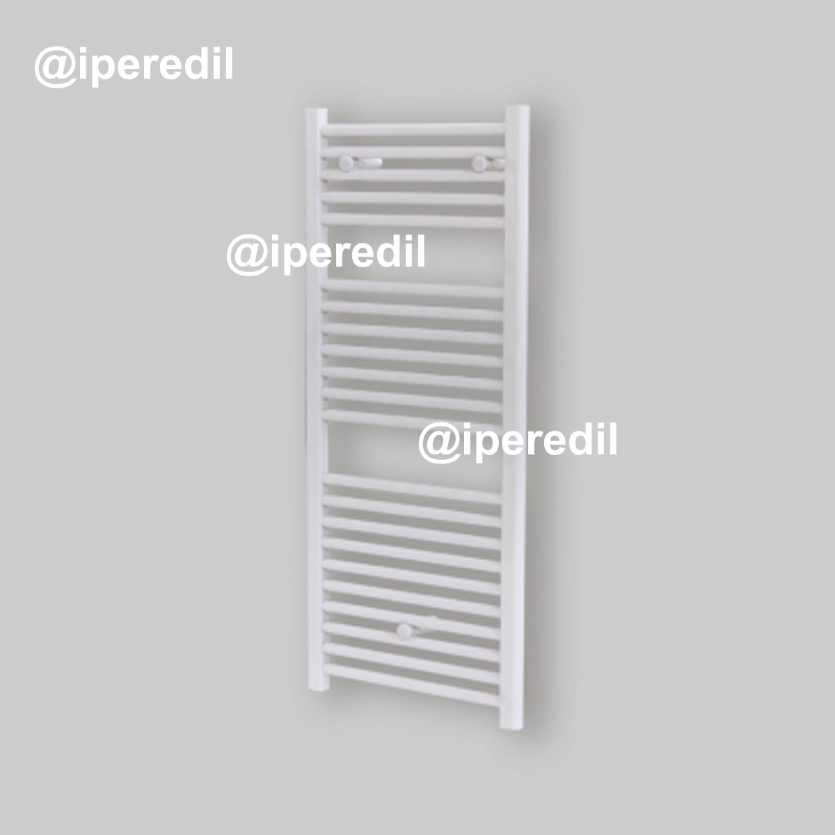 TERMOARREDO "SANREMO" DIRITTO BIANCO H.1420 x L.500 x I.450