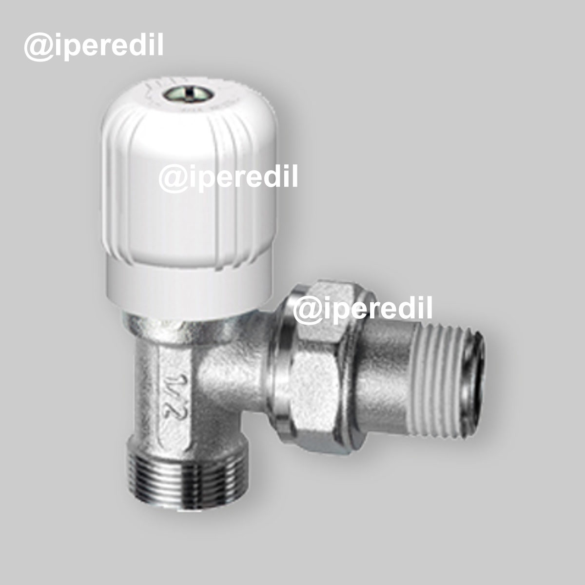 VALVOLA A SQUADRA PER TUBO RAME, PLASTICA E MULTISTRATO FAR 3/8" - 24x19