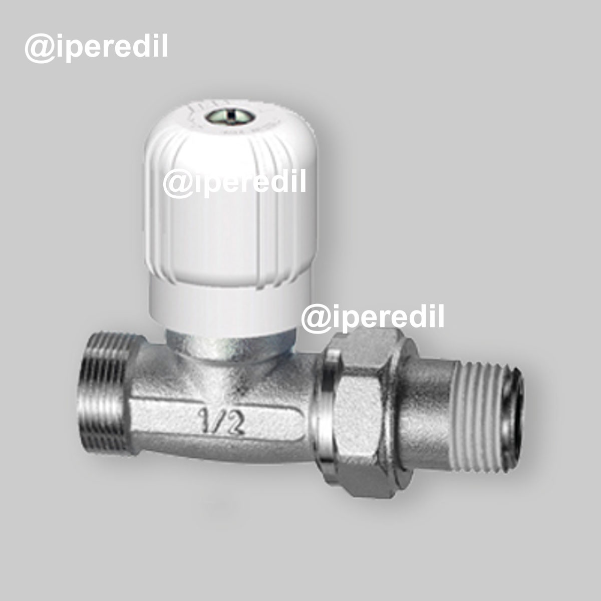 VALVOLA DIRITTA PER TUBO RAME, PLASTICA E MULTISTRATO FAR 3/8" - 24x19