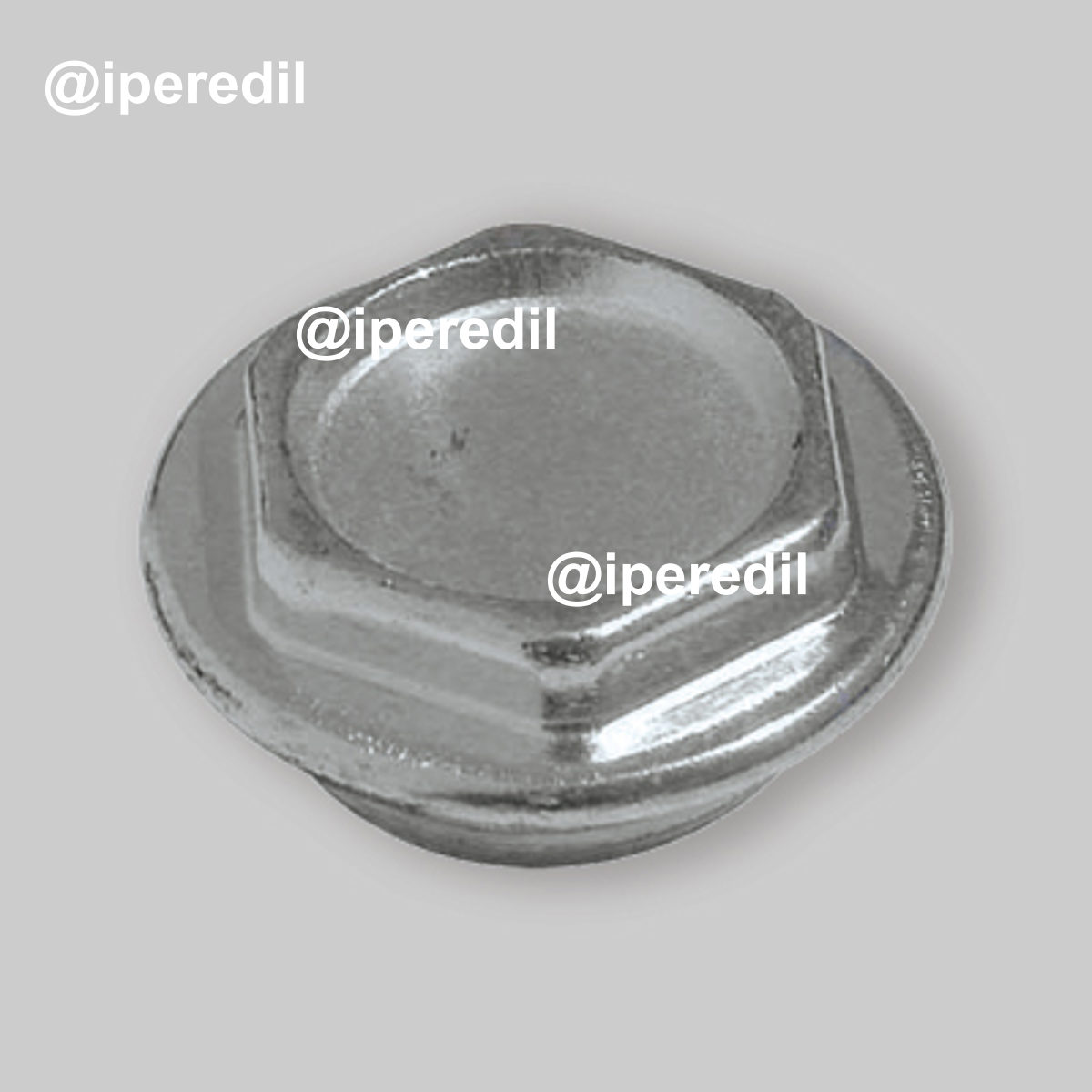TAPPO CIECO ZINCATO PER RADIATORI 1"1/4 SX - Ø56 mm