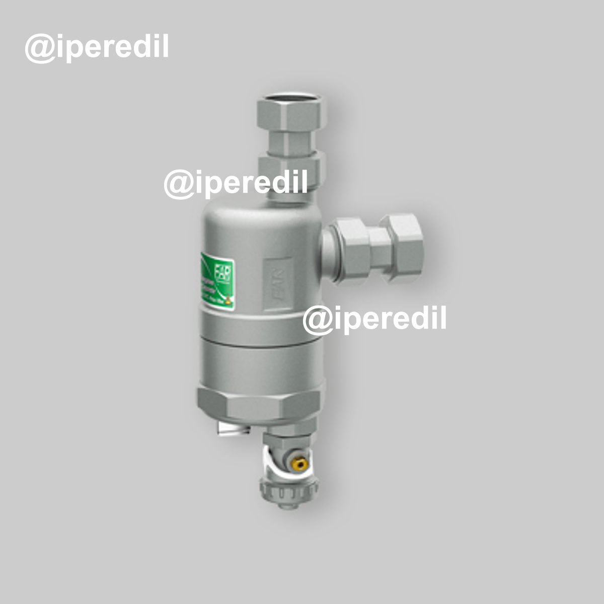 DEFANGATORE MAGNETICO ULTRACOMPATTO "COMPACTFAR" PER IMPIANTI TERMICI 3/4" F/F