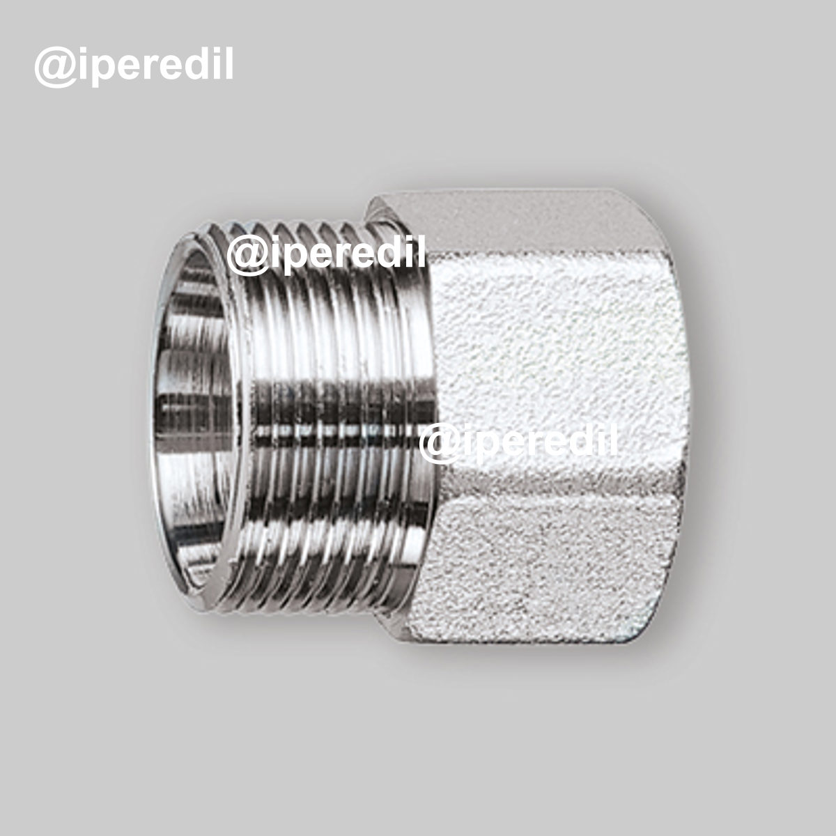 NIPLES FEMMINA PER TUBO RAME, PLASTICA E MULTISTRATO CROMATO FAR 1" - 24x19