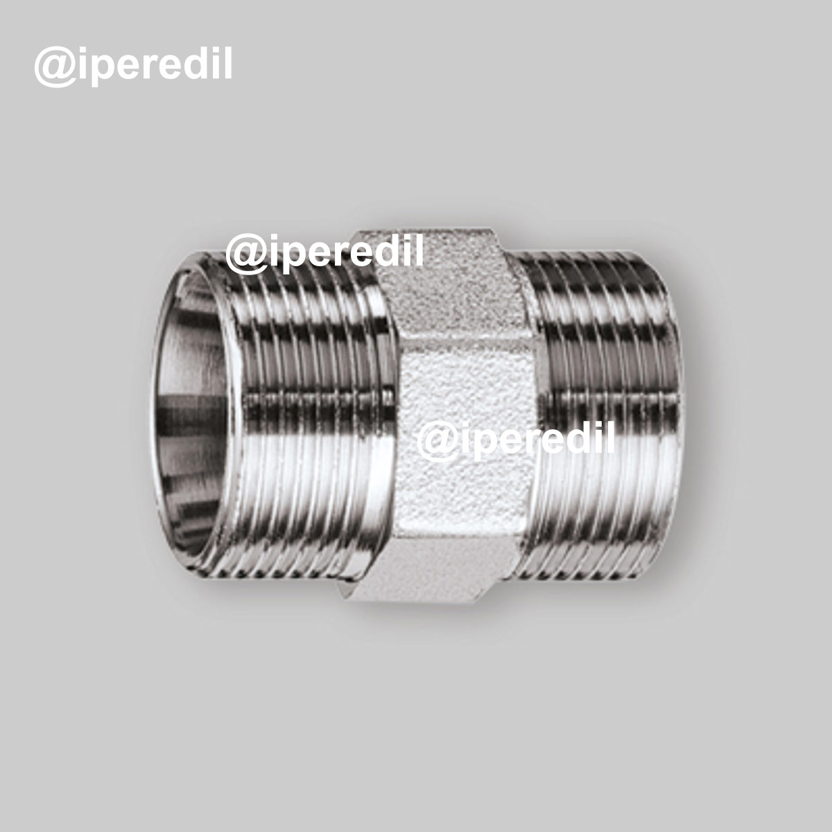 NIPLES DOPPIO MONOCONO PER TUBO RAME, PLASTICA E MULTISTRATO CROMATO FAR 24x19