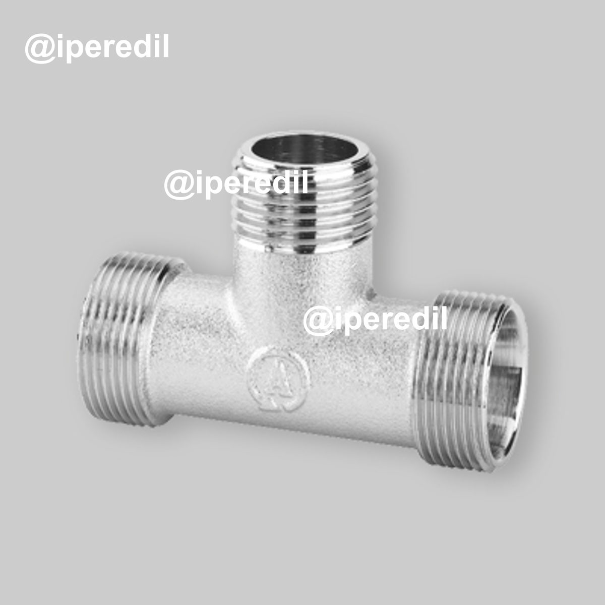 TEE MASCHIO CROMATO ARTECLIMA 1/2"