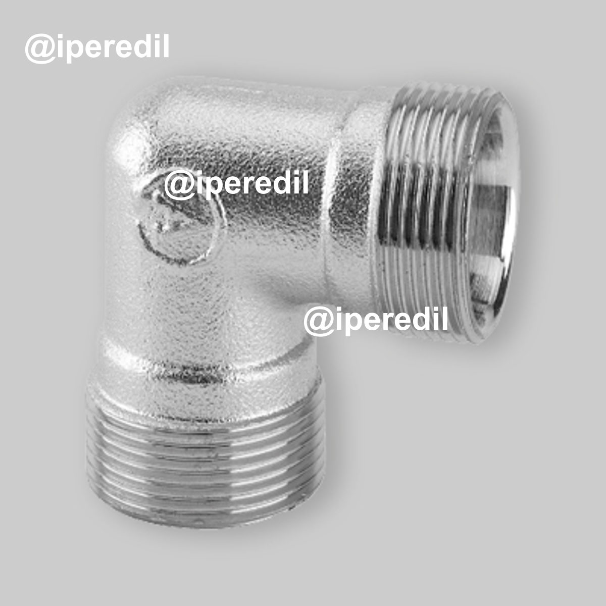 RACCORDO CURVO DOPPIO CROMATO ARTECLIMA 24x19