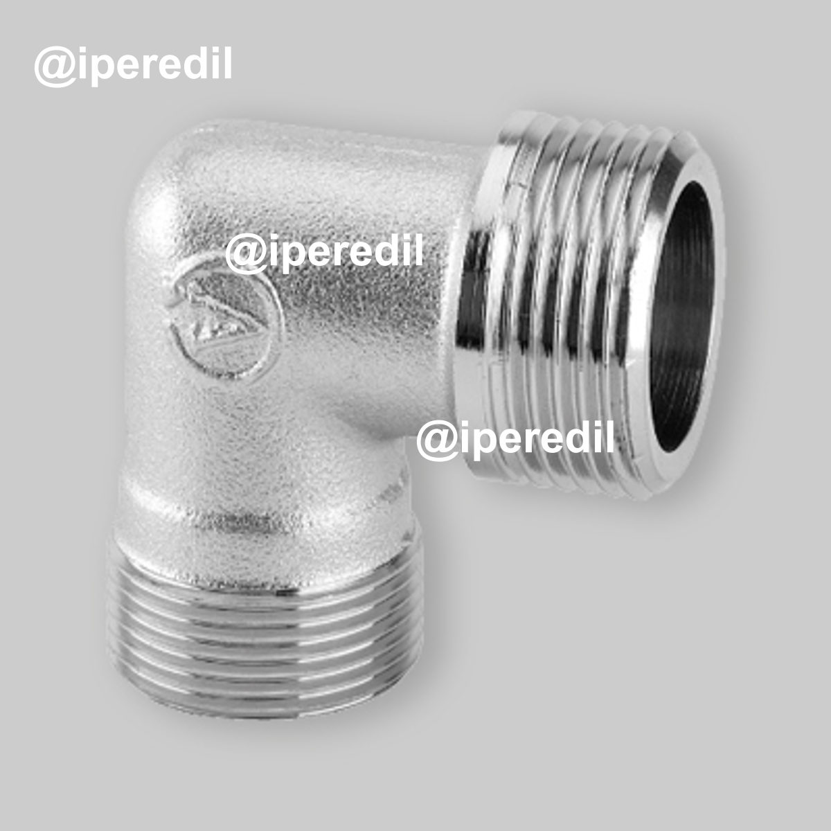 RACCORDO CURVO MASCHIO CROMATO ARTECLIMA 1/2"