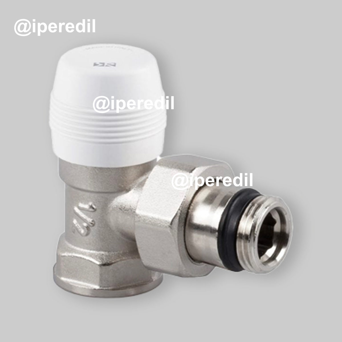 DETENTORE A SQUADRA ATTACCO PER TUBO FERRO "SERIE ITALIA" 1/2" - 1/2"