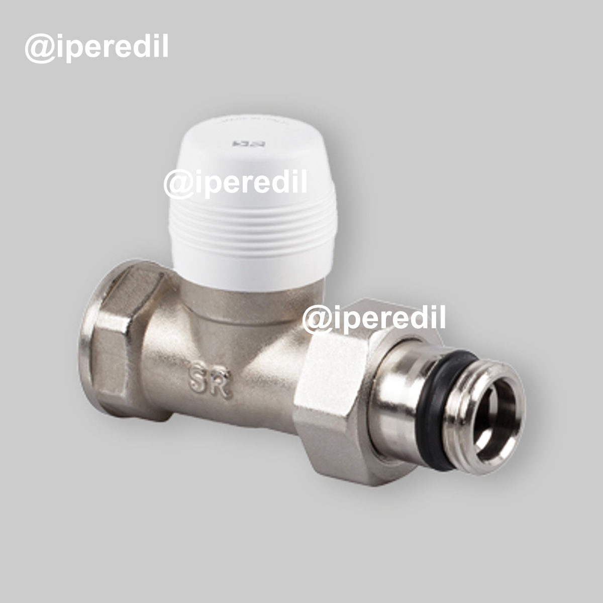 DETENTORE DIRITTO ATTACCO PER TUBO FERRO "SERIE ITALIA" 1/2" - 1/2"