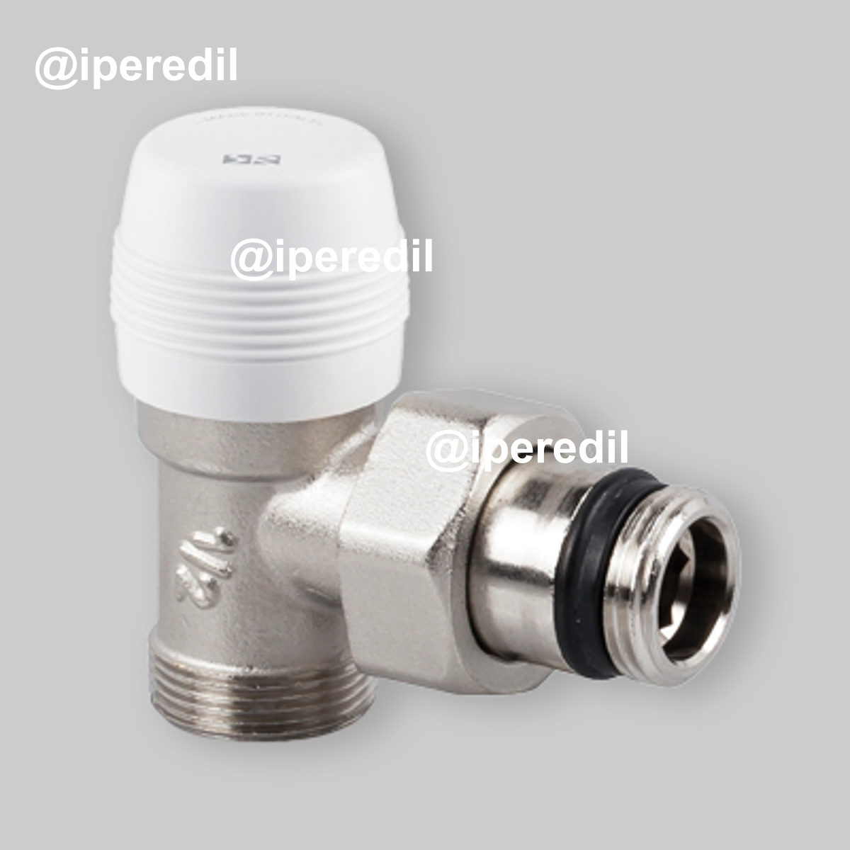 DETENTORE A SQUADRA PER TUBO RAME E MULTISTRATO "SERIE ITALIA" 1/2" - passo 1/2"