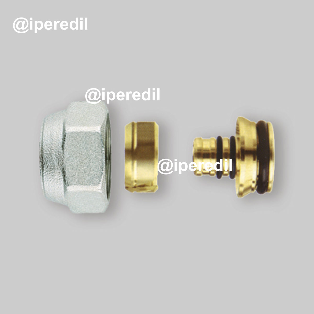 RACCORDO PER TUBO MULTISTRATO "SERIE ITALIA" Ø12/16 - 24x19