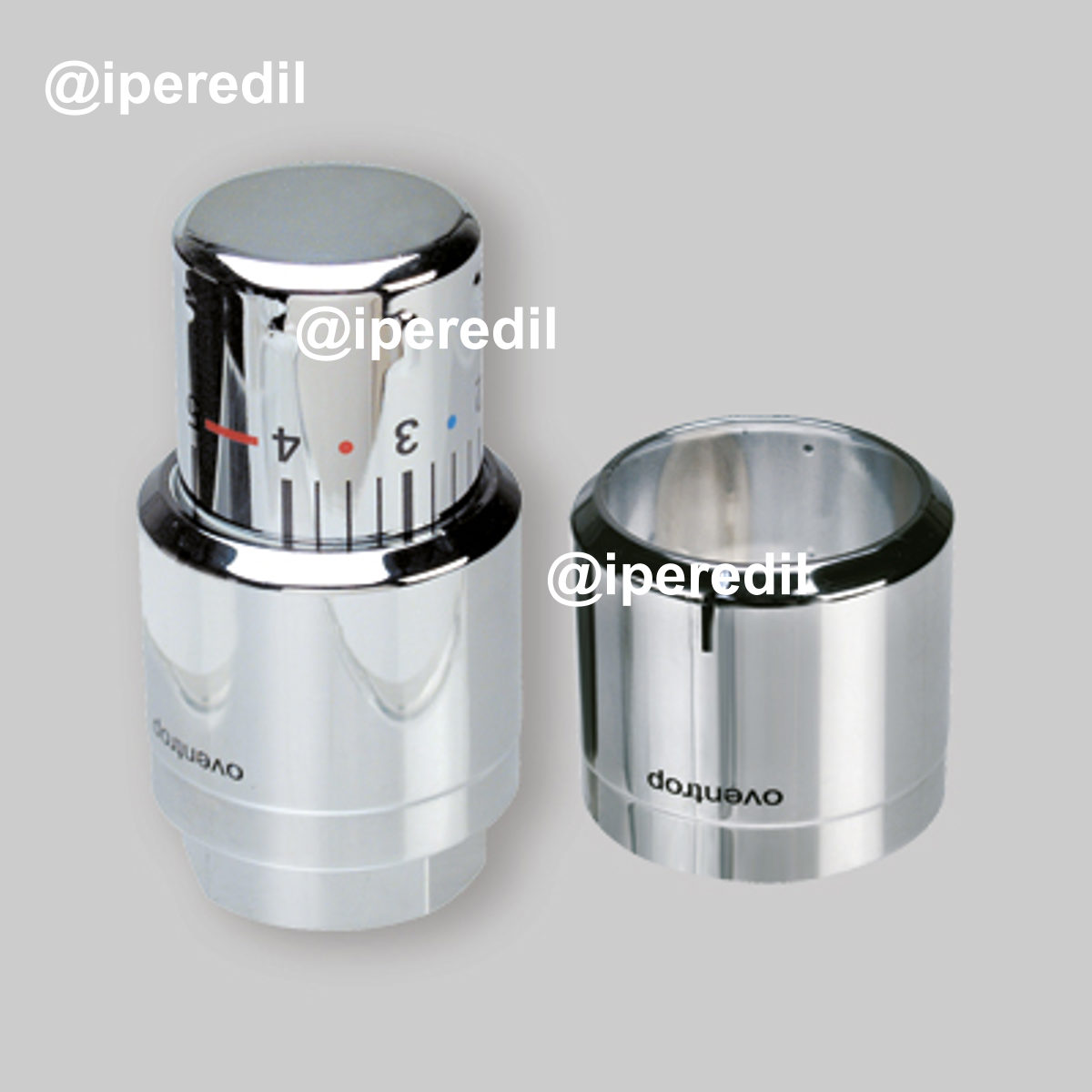 TESTA TERMOSTATICA "ARIA" CON SENSORE A LIQUIDO Cromo - M30x1,5