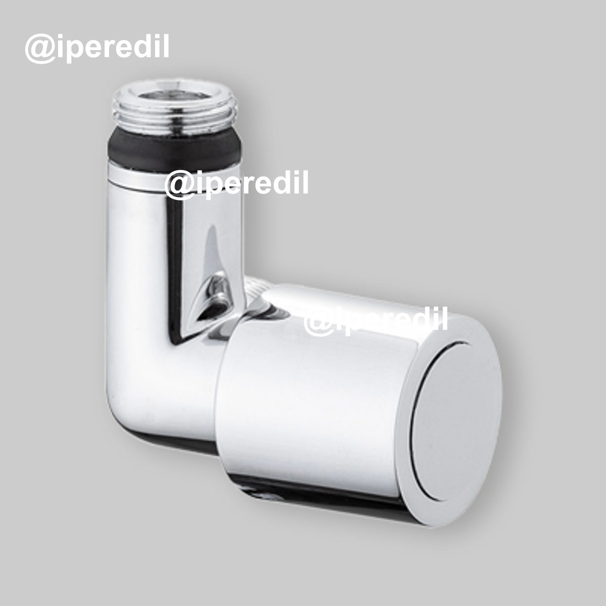 VALVOLA AD ANGOLO SX TERMOSTATICA "DAFNE" CROMO 1/2" - 24x1,5