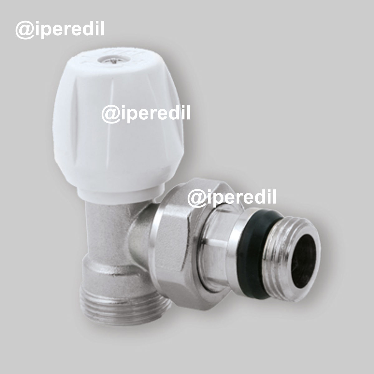 VALVOLA A SQUADRA ATTACCO PER TUBO RAME, MULTISTRATO E PE-X "DALIA" ICMA 3/8" x 1/2"