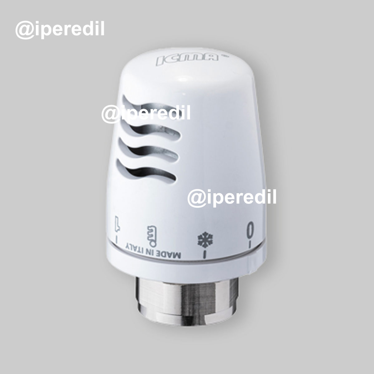 TESTA TERMOSTATICA CON SENSORE LIQUIDO BIANCA ICMA M28x1,5