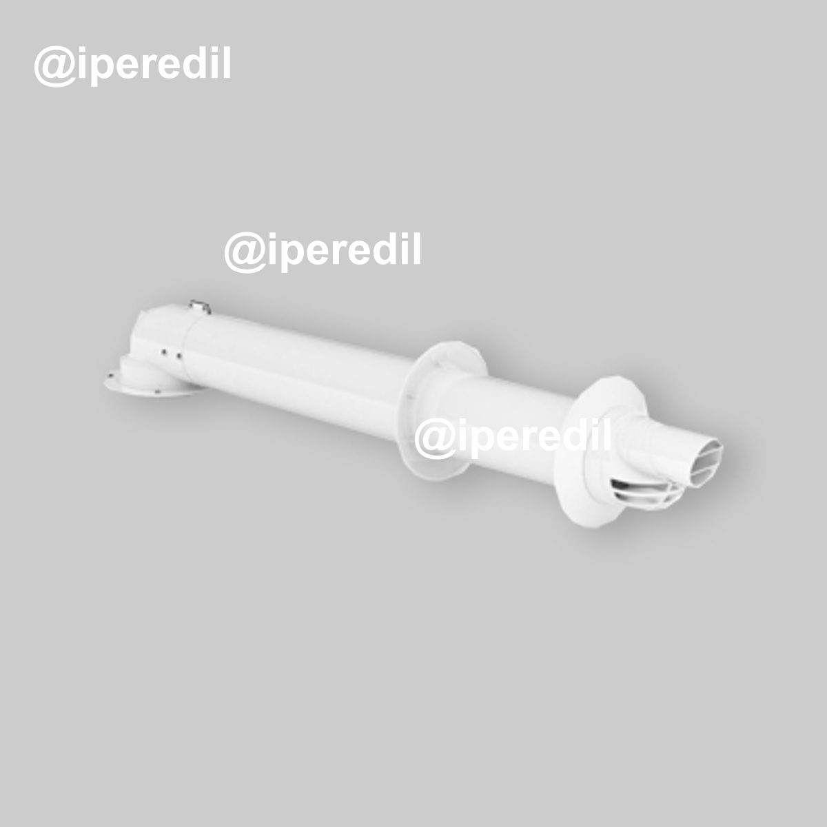 TERMINALE ANTIVENTO CON CURVA 90° PER CALDAIE VAILLANT Ø60/100 mm