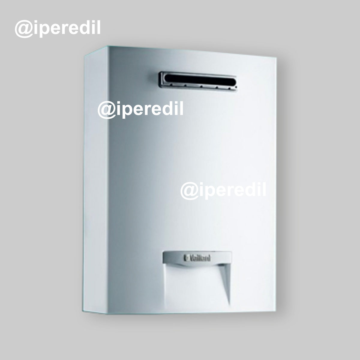 SCALDABAGNO A GAS CAMERA APERTA PER ESTERNO "outsideMAG" VAILLANT 17 Lt. - MTN