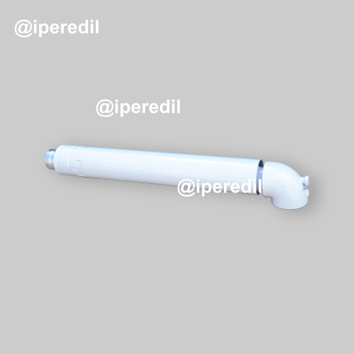 KIT COASSIALE ANTIVENTO CON CURVA 90° PER SCALDABAGNO "turboMAG PLUS" VAILLANT Ø60/100 mm