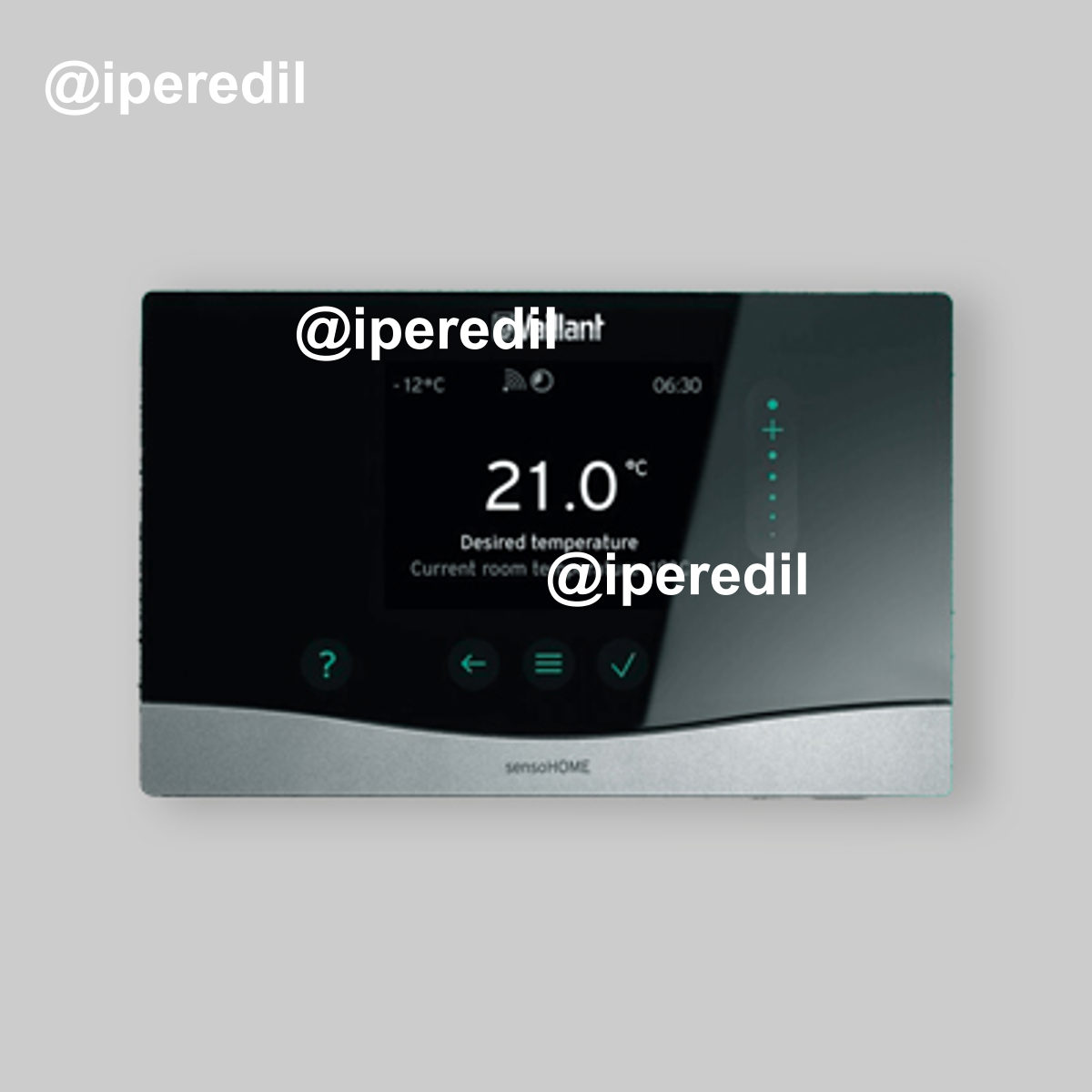 TERMOSTATO AMBIENTE "sensoHOME 380" A Parete