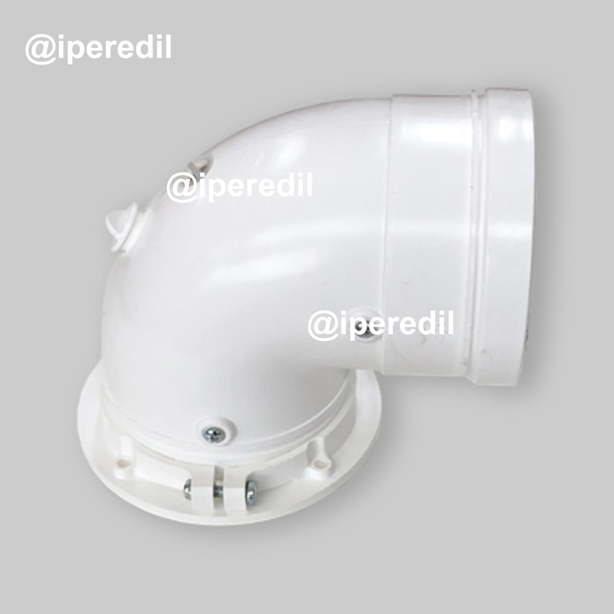 CURVA COASSIALE 90° FLANGIATA PER CALDAIE A CONDENSAZIONE Ø60/100 mm