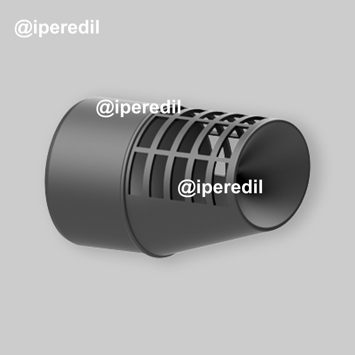 TERMINALE DI SCARICO IN NYLON ANTIGOCCIA Ø60 mm