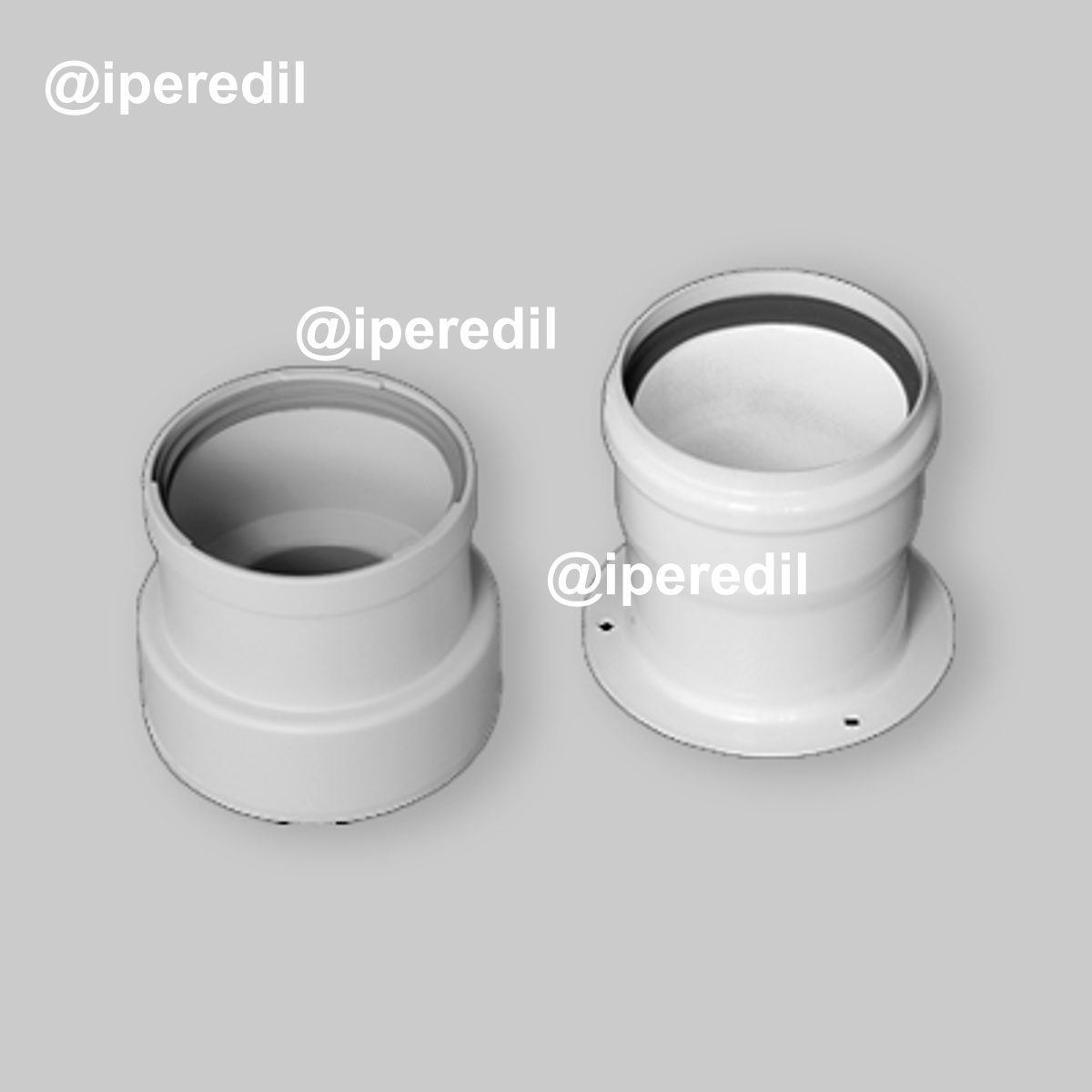 PARTENZA VERTICALE PER CALDAIA AD INCASSO "LUNA AIR" Ø80 mm