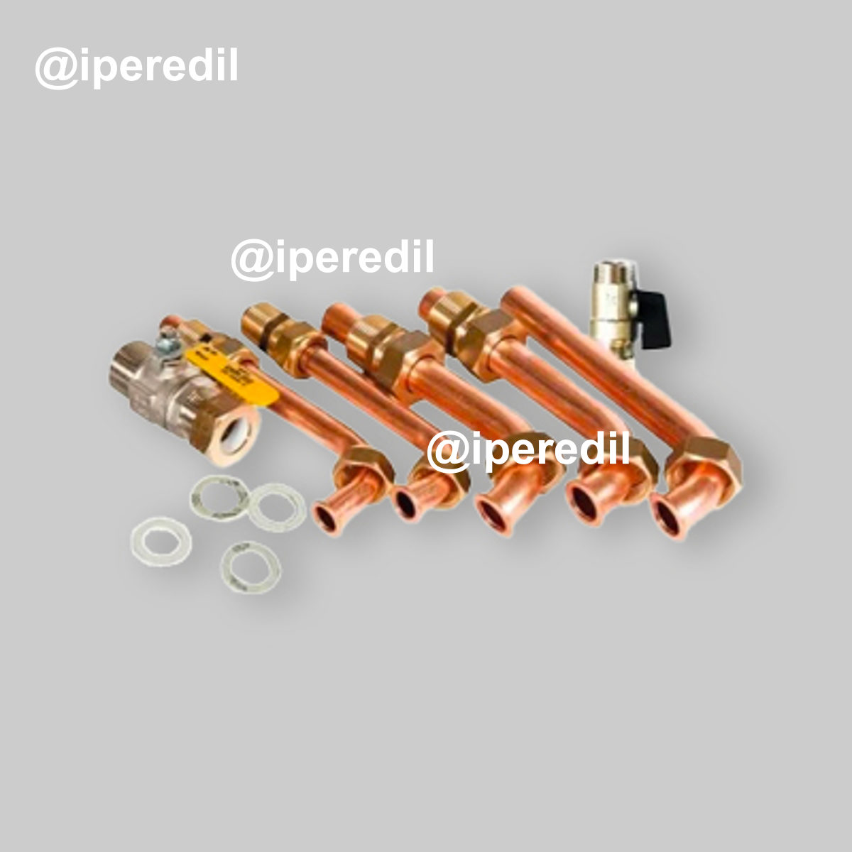 KIT ATTACCHI IDRAULICI TELESCOPICI PER CALDAIA BAXI 5 Tubi