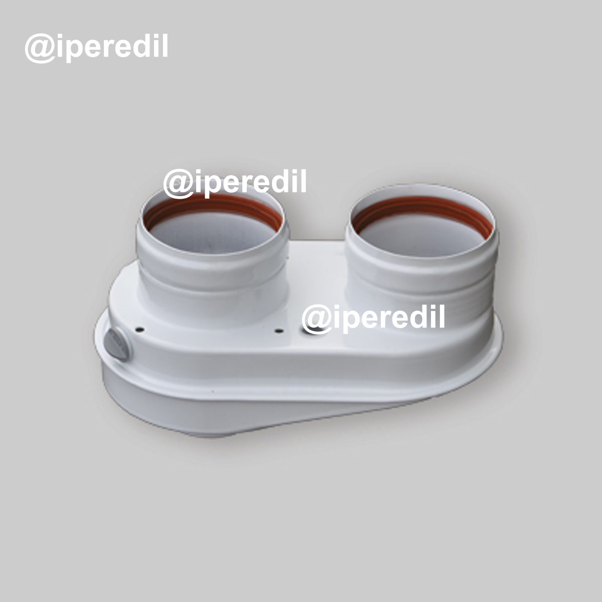 SDOPPIATORE Ø80/80 PER CALDAIA HERMANN HERMANN Thema + Spazio