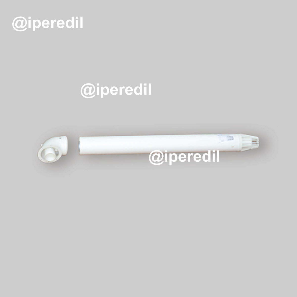 KIT ORIZZONTALE Ø60/100 L.80 CM PER CALDAIA HERMANN Thema + Spazio