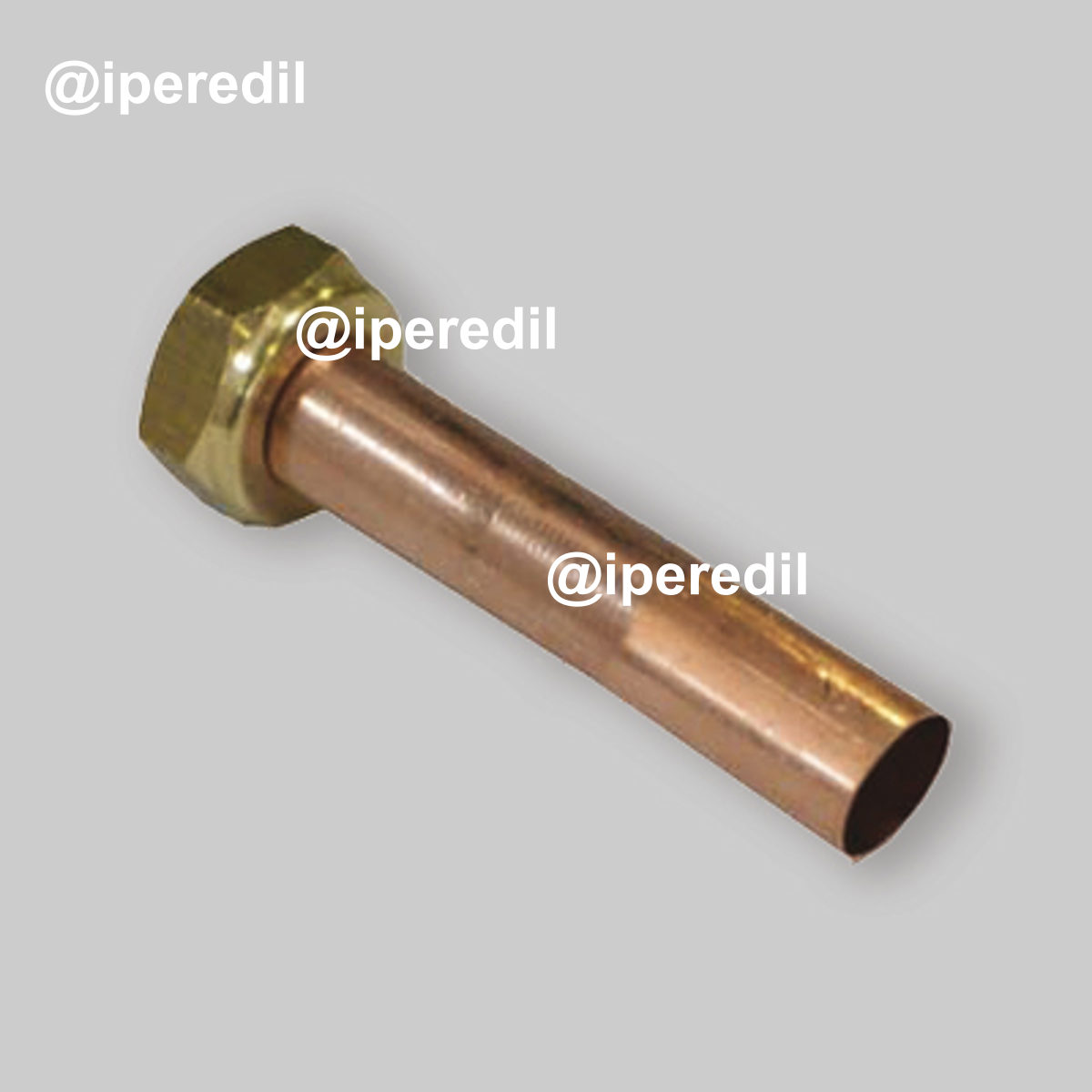 TUBO RAME DIRITTO PER CALDAIE 14x180 cart. 1/2"