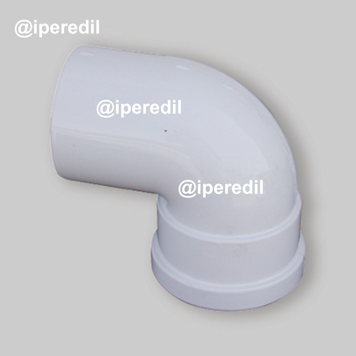 CURVA M/F 90° IN ALLUMINIO CON GUARNIZIONE Ø80 mm