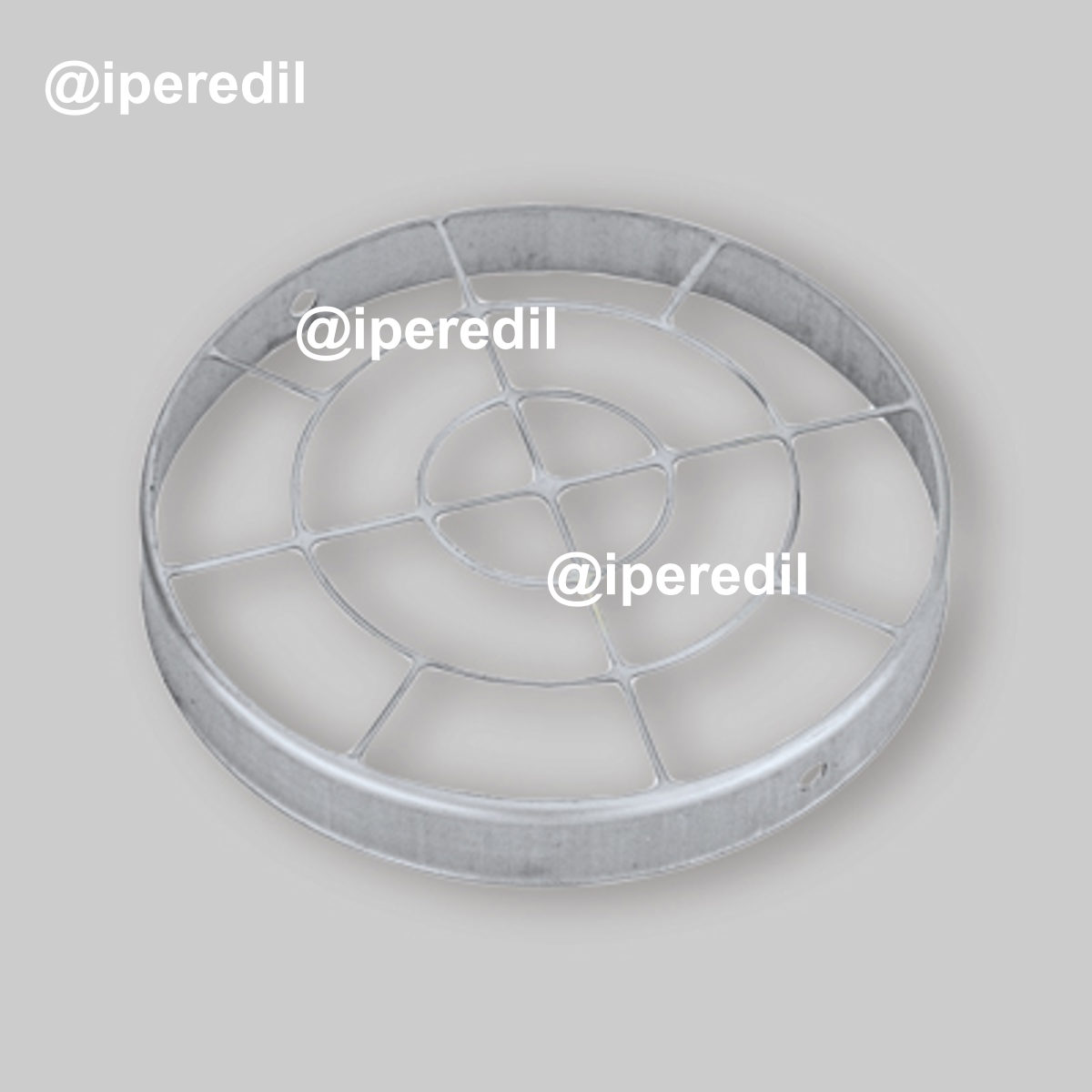 GRIGLIA DI ASPIRAZIONE ARIA Ø80 Inox