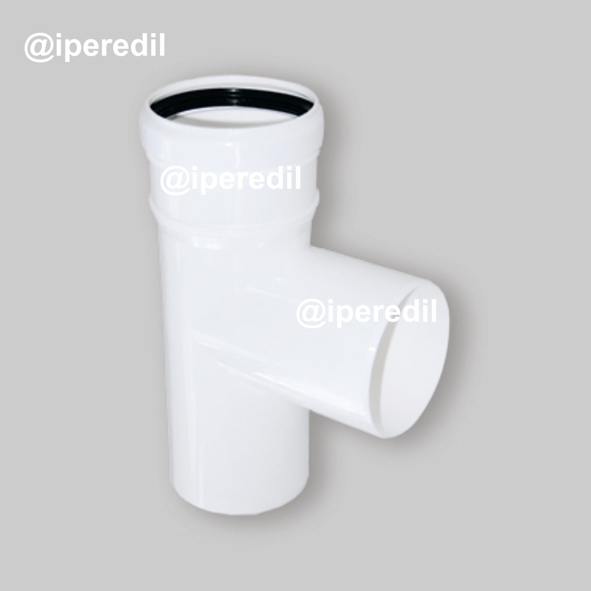 TEE F/M/M IN PPs PER SISTEMA A CONDENSAZIONE SDOPPIATO Ø80 mm