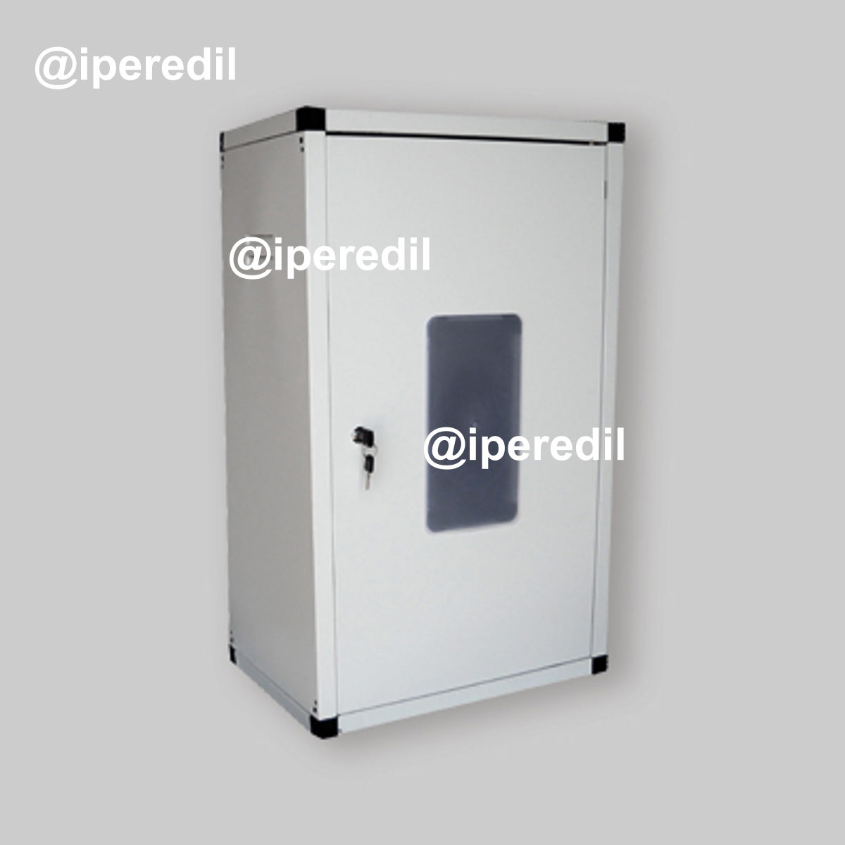 MOBILE COPRICALDAIA IN ACCIAIO ZINCATO PREVERNICIATO BIANCO COIBENTATO H.1020 x L.550 x P.430 mm