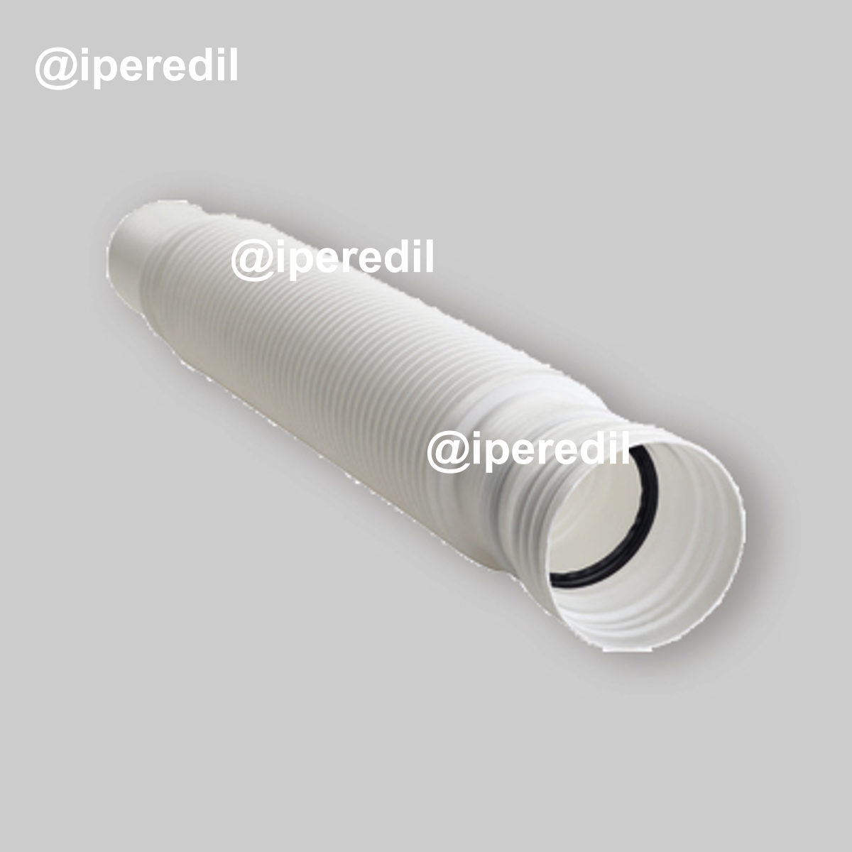 TUBO FLESSIBILE M/F IN PPs PER SCARICO E ASPIRAZIONE FUMI Ø80 mm