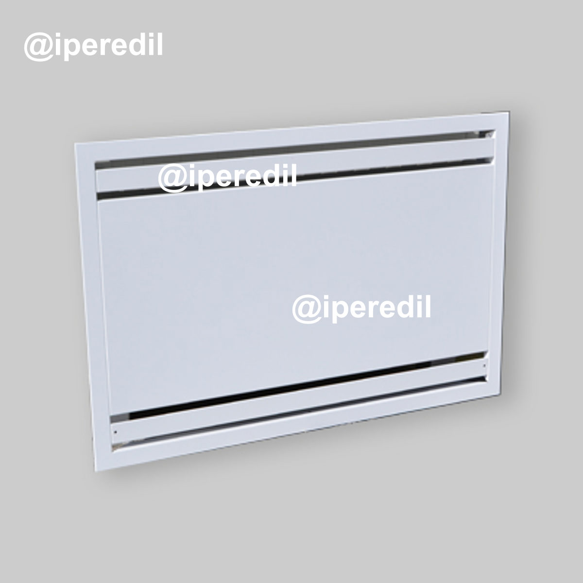 PANNELLO IN LAMIERA BIANCO PER INCASSO VENTILCONVETTORE "VCE" Mod. 32 - 42