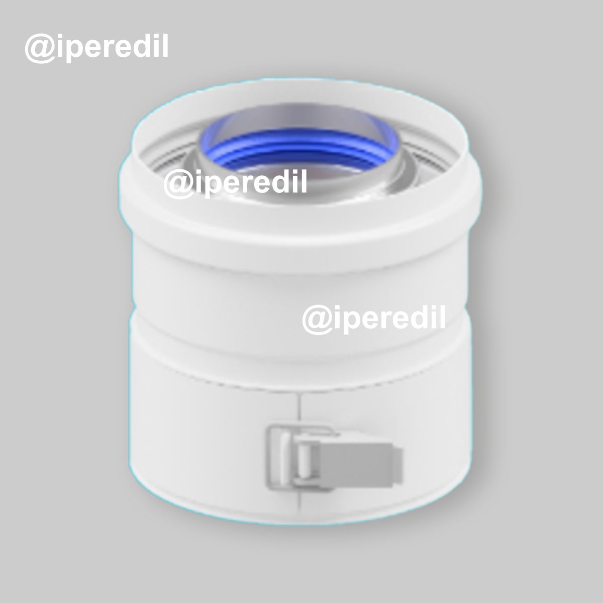 PARTENZA VERTICALE PER SCALDINO EUROLINE THERMEX Ø60/100 - cm 10