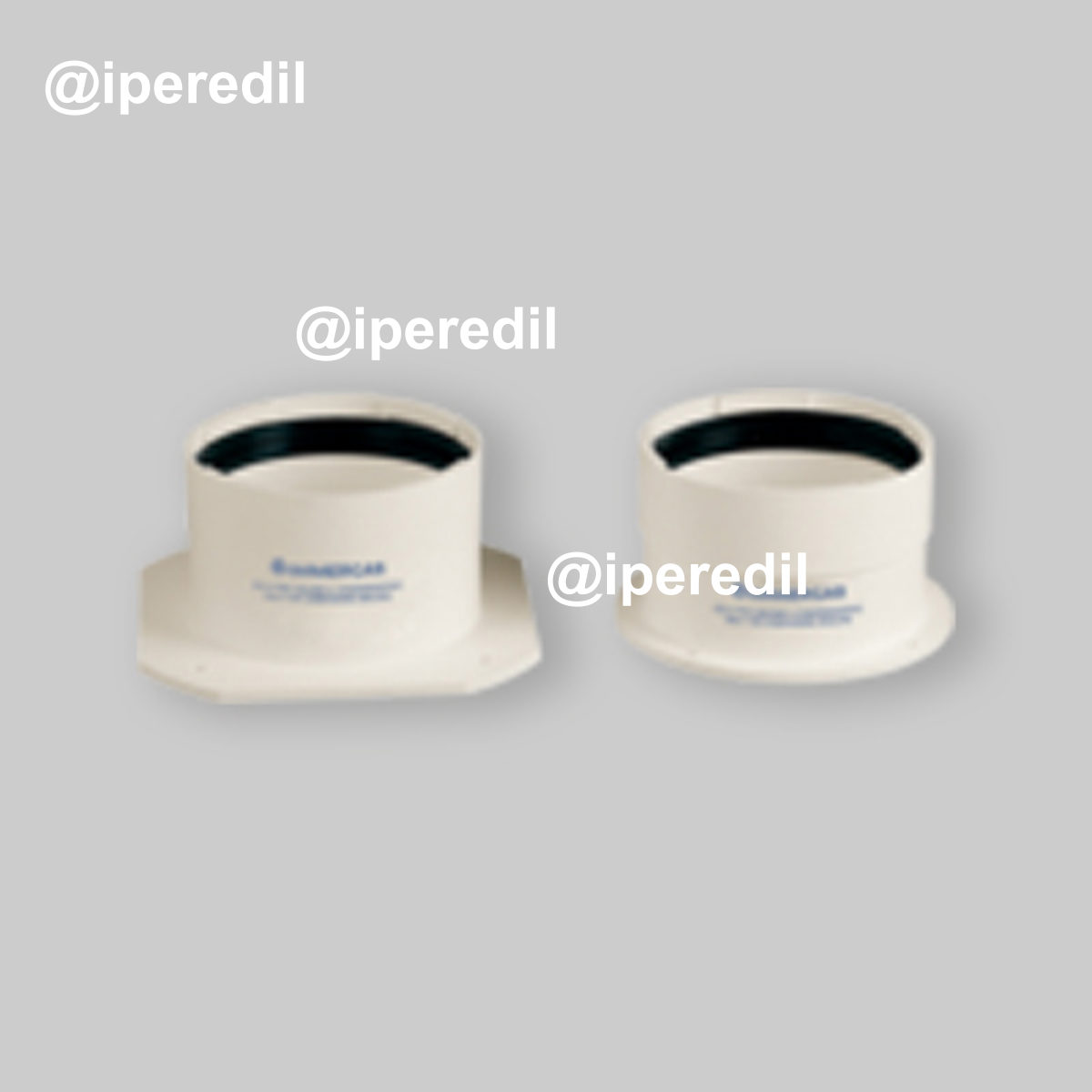 KIT TRONCHETTI FLANGIATI PER CALDAIE IMMERGAS Ø80/80 mm