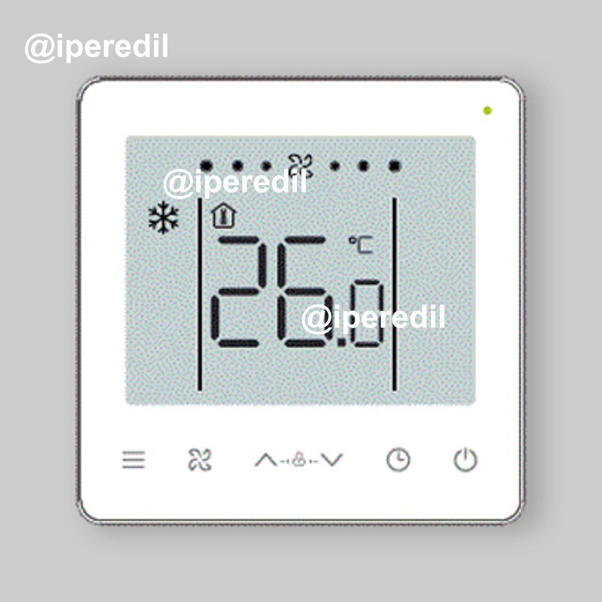 TERMOSTATO CON DISPLAY A BORDO MACCHINA PER VENTILCONETTORE "JOLLY TOP" FERROLI TES FC 3V