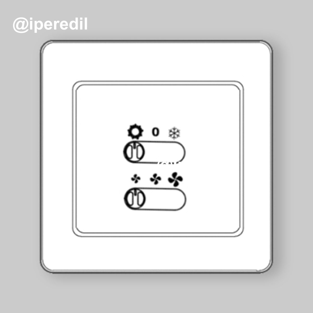 COMMUTATORE A BORDO MACCHINA PER VENTILCONETTORE "JOLLY TOP" FERROLI CM FC 3V