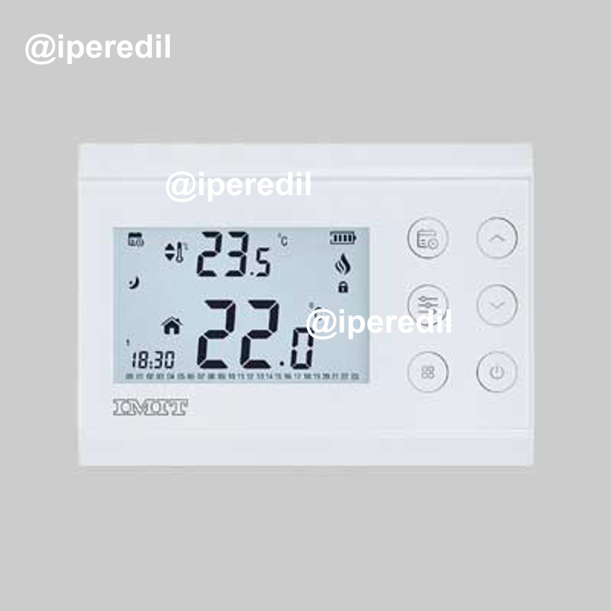 CRONOTERMOSTATO DIGITALE "SILVER CR S" Progr. Settimanale