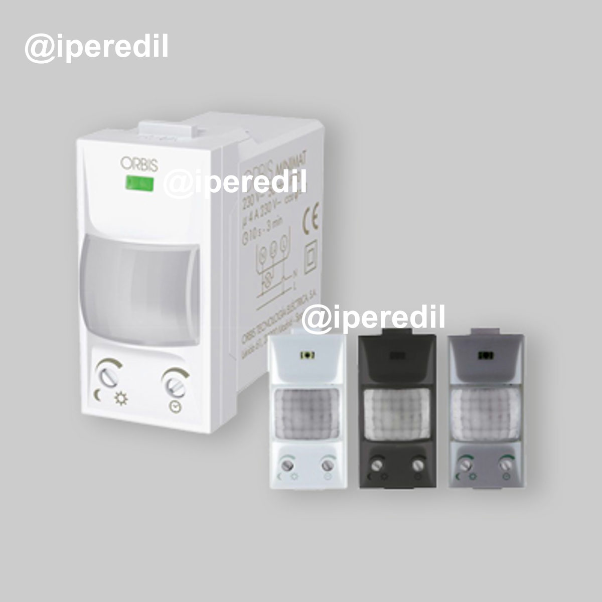 RILEVATORE DI MOVIMENTO DA INCASSO 120° MINIMAT 7 metri