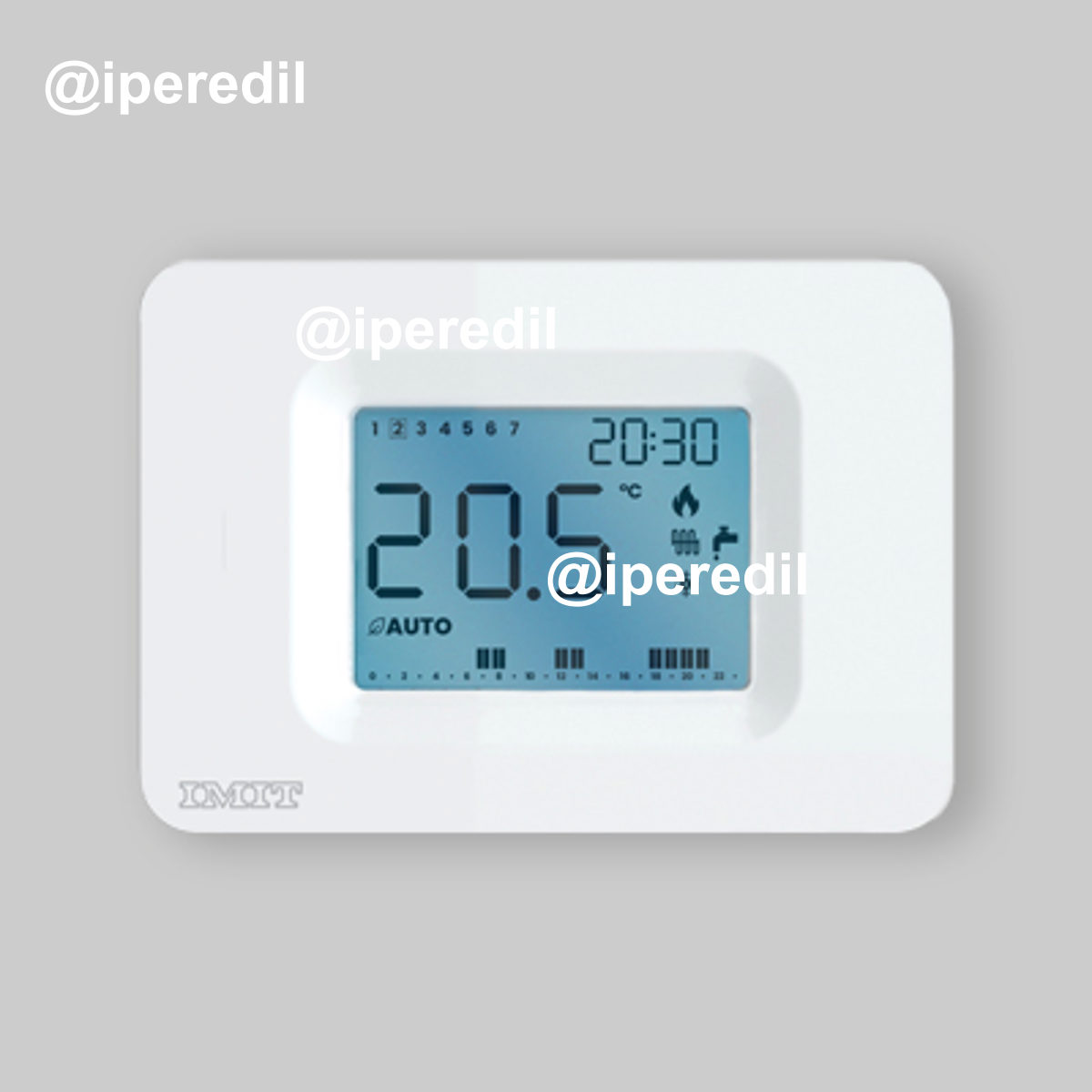 CRONOTERMOSTATO "ORION WEEK" A PARETE Prog. Settimanale